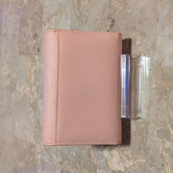 Dolce & Gabbana Pink Wallet With Rhinestone Logo - Picture 6 of 10